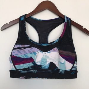 🔻Sold🔻Zella Watercolor Racerback Sports Bra